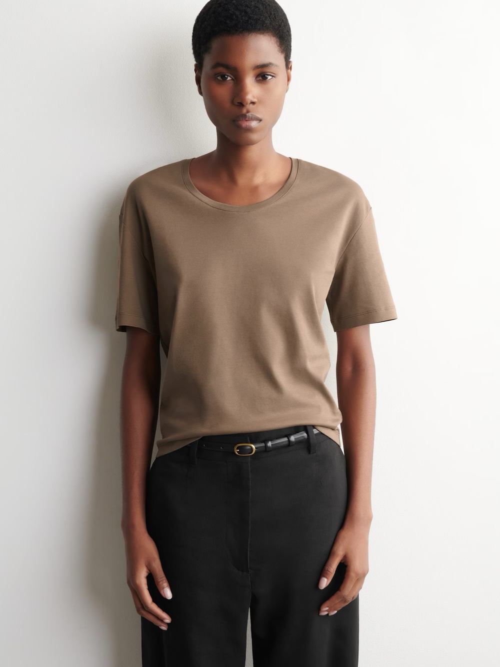 NWT (size small) COS SCOOP-NECK COTTON T-SHIRT
